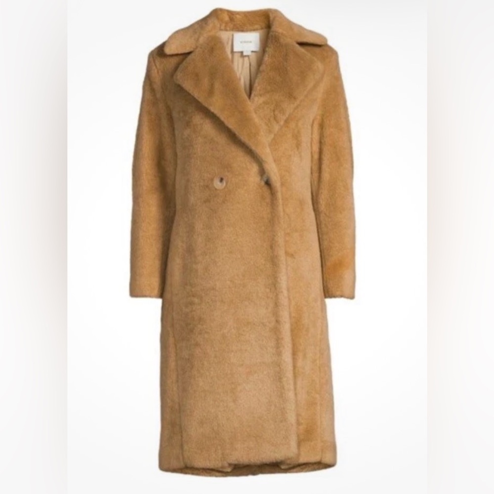 Vince LG Faux Shearling Coat